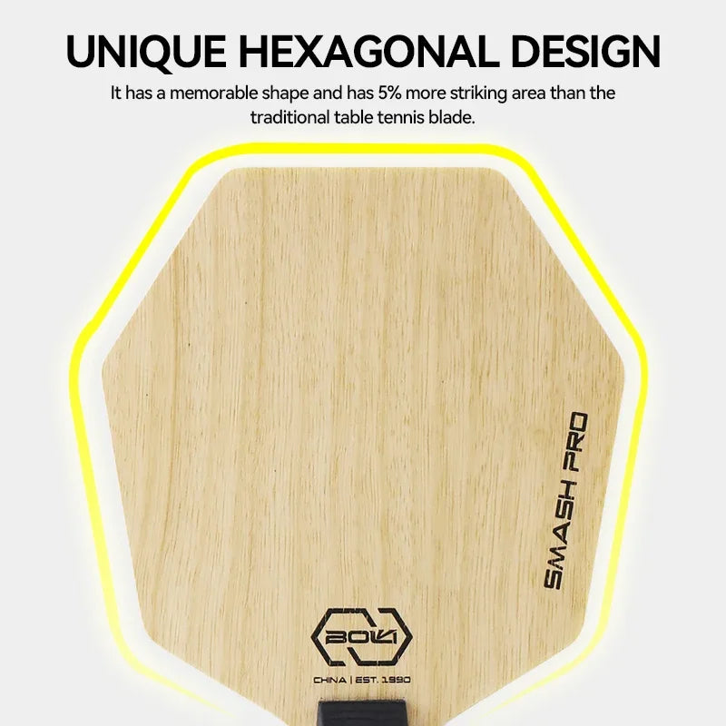 Boli Table Tennis Blade Professional Hexagon off+