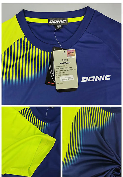 DONIC Men's Quick-Dry Table Tennis Jersey