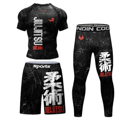 Jiu Jitsu 4-Piece Rashguard Set