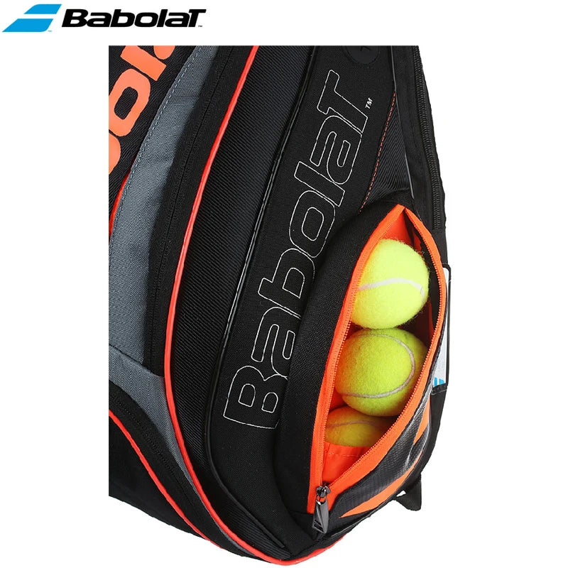 Babolat Classic Fluorescent Orange Tennis Backpack – Unisex Racket Sports Bag