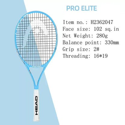 HEAD Carbon Composite Tennis Racket with Carry Bag