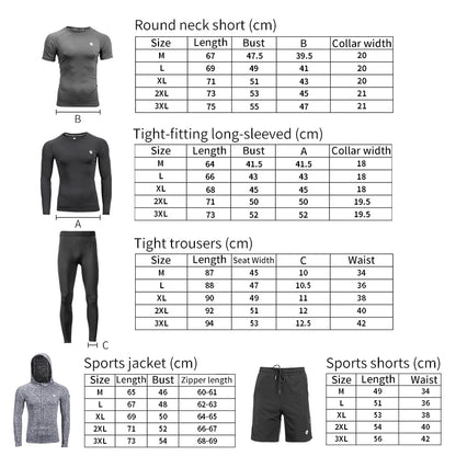 Apex Men's Compression Running Tracksuit