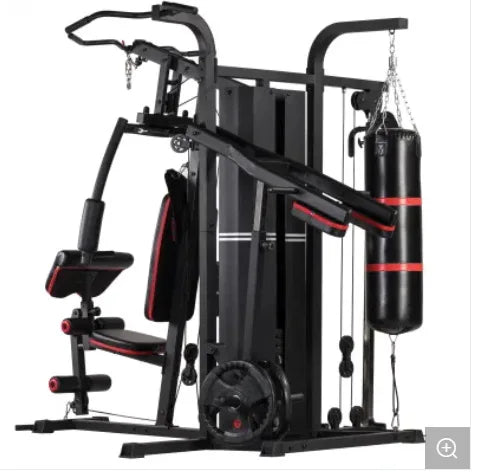 Four-Station Squat Rack Home Gym