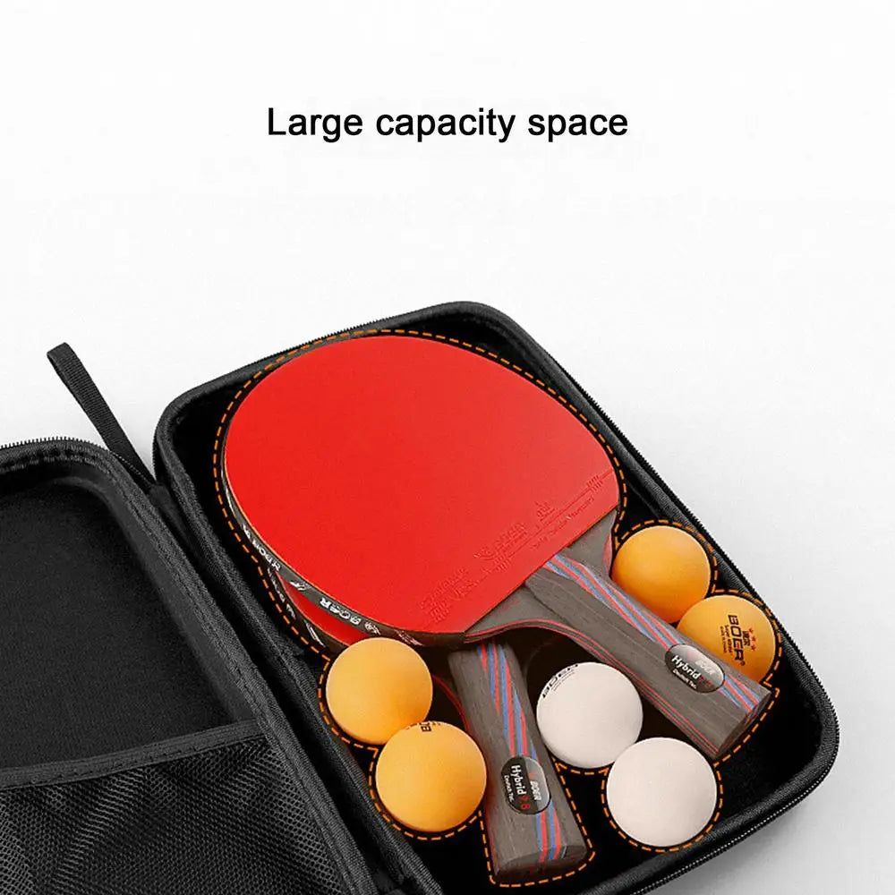 Hard Table Tennis Case For 2 Rackets