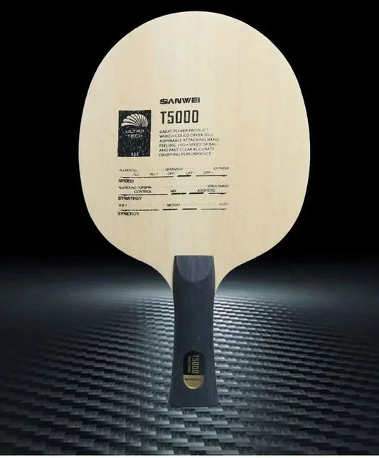 SANWEI TAMCA5000 Table Tennis Blade 5 Wood 2 Carbon Blade