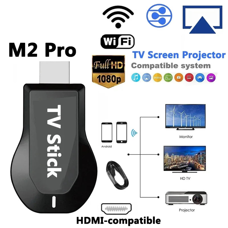 M2 Pro Wireless WiFi TV Stick Display