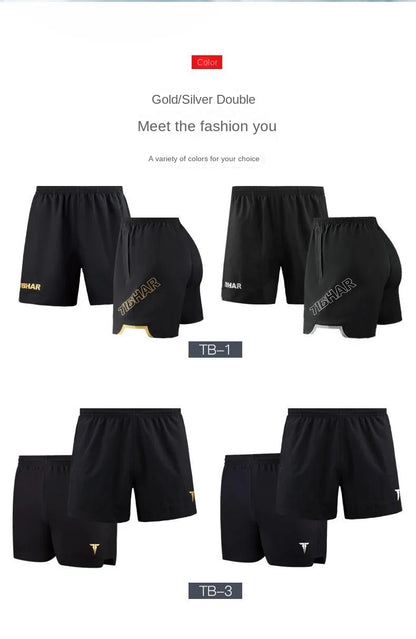 TIBHAR Table Tennis Shorts for Men and Women