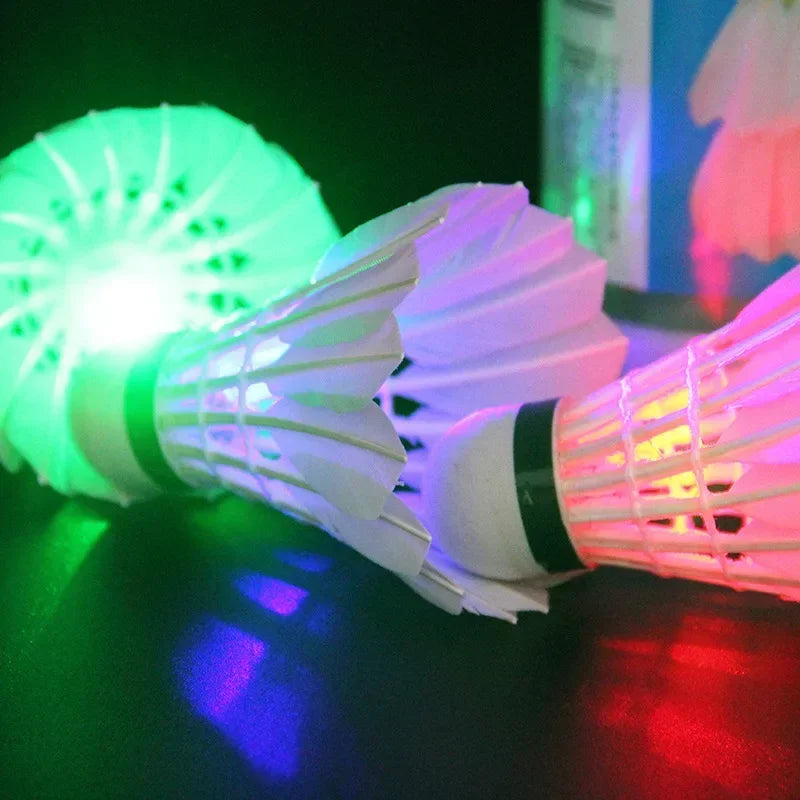 GlowNight LED Badminton Shuttlecocks