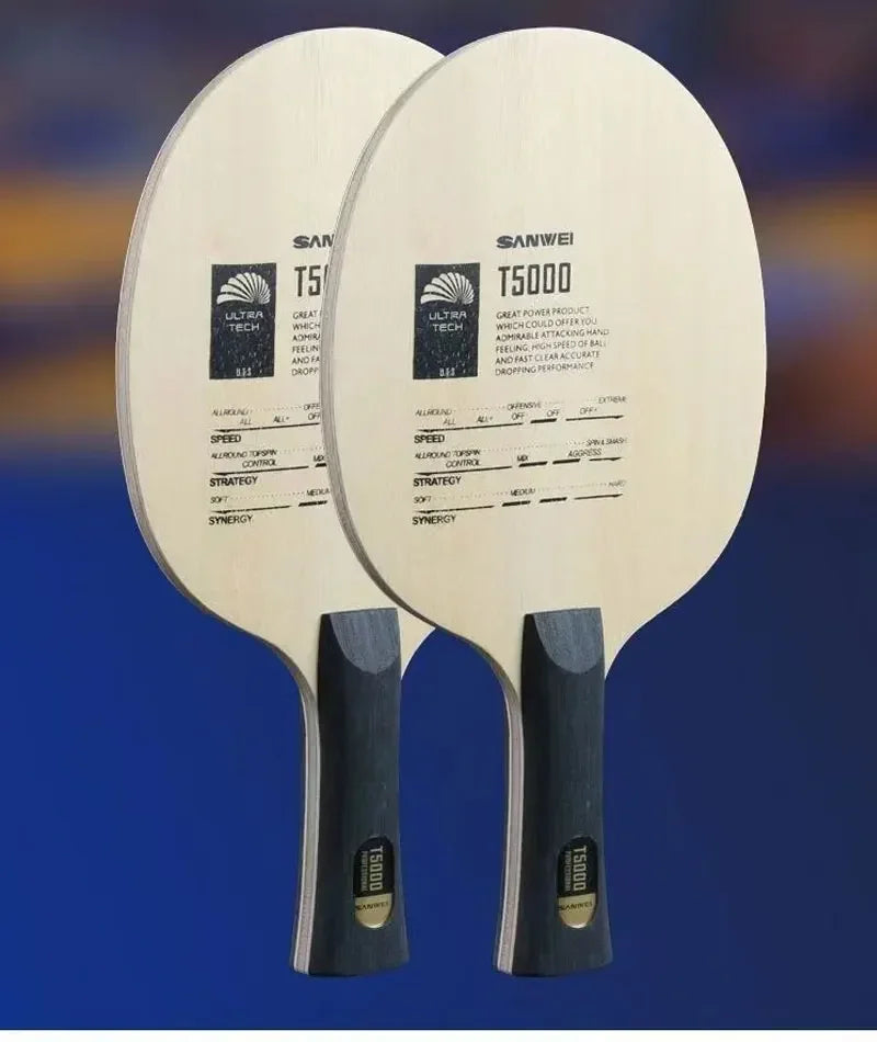 SANWEI TAMCA5000 Table Tennis Blade 5 Wood 2 Carbon Blade