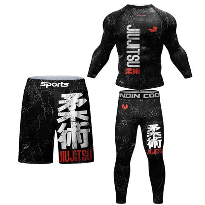 Jiu Jitsu 4-Piece Rashguard Set