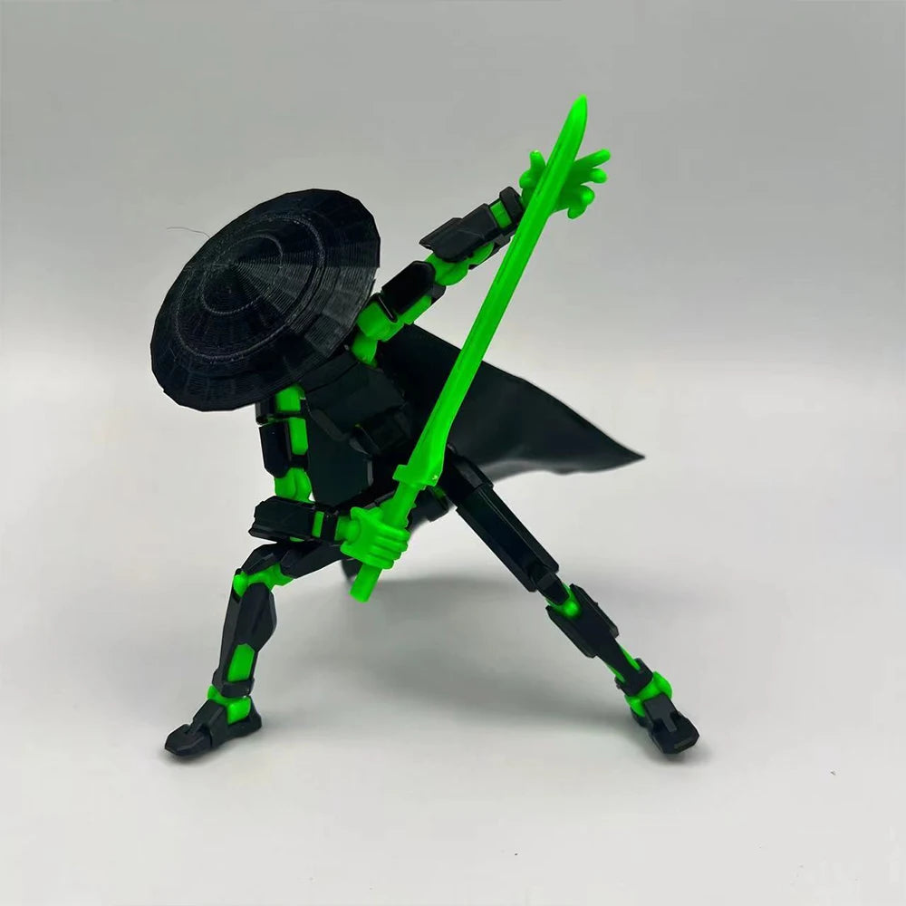 Shadow Samurai – 3D Printed Movable Figure