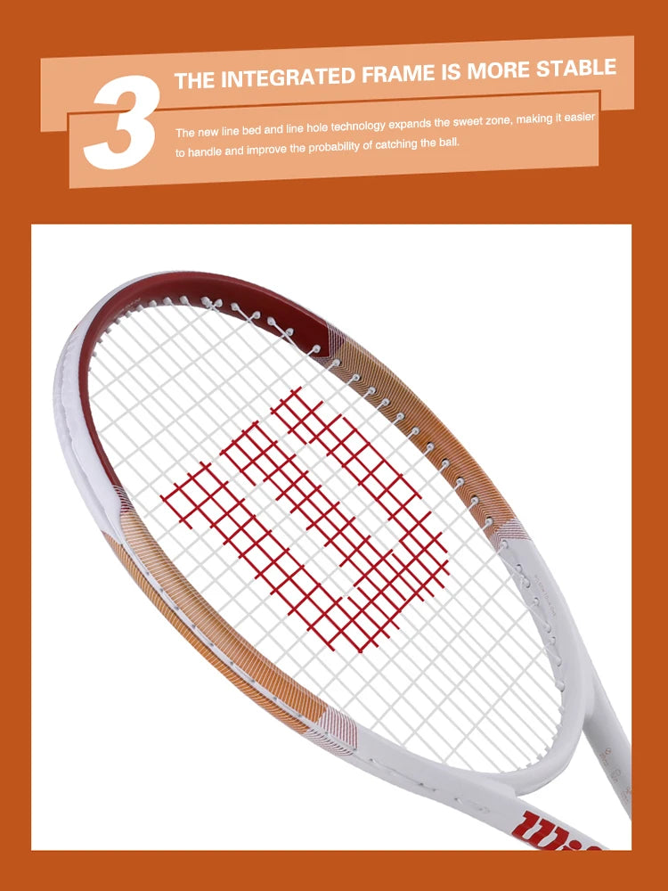 Wilson Carbon Alloy Tennis Racket for Adults