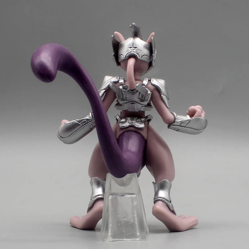 11cm Mewtwo in Steel Armor Anime Action Figure