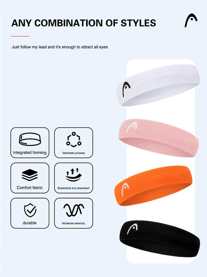 HEAD Tennis Performance Hairbands for Men and Women